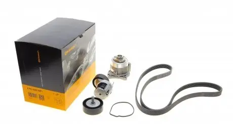 6PK1693WP1 Комплект ременя генератора + помпа Audi A3/Skoda Fabia/Octavia/Rapid/VW Caddy/Golf/Polo 1.2TSI 08-15 CONTITECH підбір по vin на Brocar