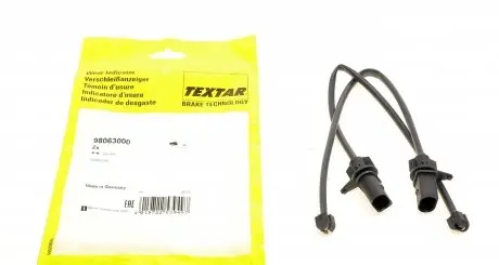 98063000 Датчик износа тормозных колодок (передних) Porsche Macan 3.0 S Diesel 14-18 TEXTAR подбор по vin на Brocar