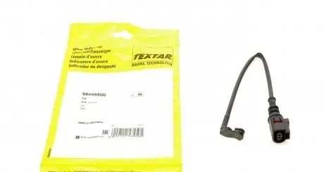 98059500 Датчик зносу гальмівних колодок (задніх) VW Crafter 2.0TDI 16- TEXTAR підбір по vin на Brocar