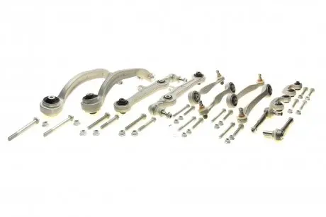13AU0203 Комплект важелів підвіски (передньої) Audi A4/Seat Exeo 02- (з болтами) ASMETAL підбір по vin на Brocar