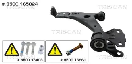 8500165024 Важіль незалежної підвіски колеса TRISCAN підбір по vin на Brocar