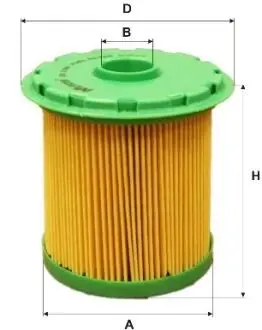 DE3105 Фильтр топливный (сменный элемент) M-FILTER підбір по vin на Brocar
