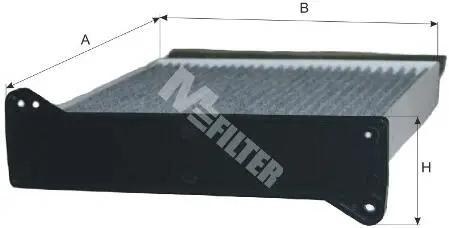 K9028C Фильтр салона Lancer/Outlander 03- (угольный) M-FILTER подбор по vin на Brocar