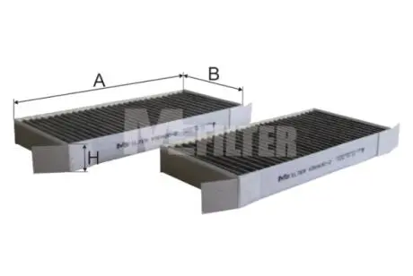 K9043C2 Фильтр салона угольный M-FILTER подбор по vin на Brocar