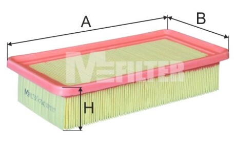 K7040 Фільтр повітряний M-FILTER підбір по vin на Brocar