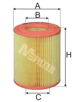 A872 Фільтр повітряний M-FILTER підбір по vin на Brocar