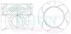 Комплект поршнів 4шт.Toyota 2ADFHV  +0.5mm 46679AG050