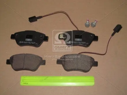 573074CH Гальмівні колодки передн.Doblo,Grande Punto,Panda,Qubo,Citroen Nemo 03- CHAMPION підбір по vin на Brocar