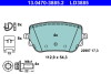 KLOCKI HAM. DB T. C118/X118/H247/X247/W177/W247 1,3-2,0 18- CERAMIC 13.0470-3885.2