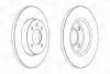 561491CH Диск тормозной перед.Golf III,IV,PassatSeat Toledo, Inca CHAMPION підбір по vin на Brocar