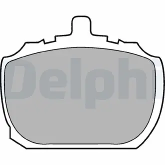 LP45 Гальмівні колодки передн.Transit -91 DELPHI підбір по vin на Brocar