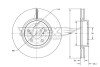 TX7325 TARCZA HAMULC. TOYOTA AVENSIS 03-09 WEN TOMEX підбір по vin на Brocar