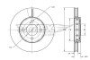 TX7384 TARCZA HAMULC. MITSUBISHI COLT 04-12 TOMEX підбір по vin на Brocar