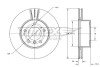 TX7399 TARCZA HAMULC. BMW 1 E87 04- PRZÓD TOMEX підбір по vin на Brocar