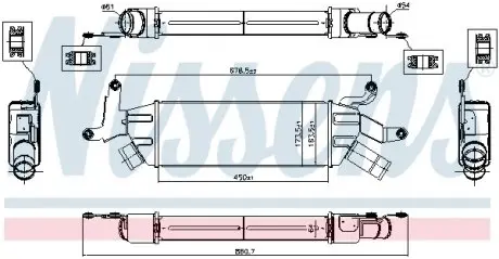 96086 Вентилятор (комплект) NISSENS подбор по vin на Brocar