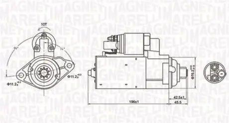 063721286010 Стартер MAGNETI MARELLI підбір по vin на Brocar