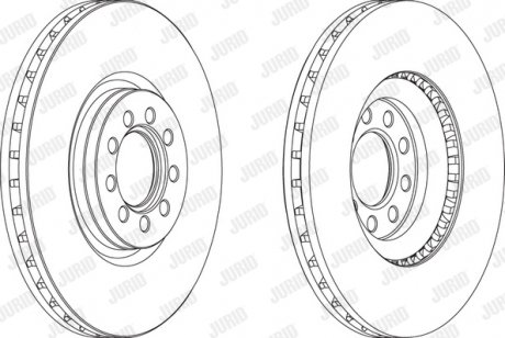 569164J Тормозной диск JURID подбор по vin на Brocar