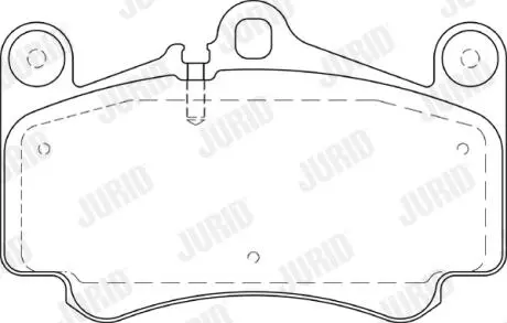 573645J KLOCKI HAM./PRZ/ RORSCHE 911 3,8GT 08- JURID підбір по vin на Brocar