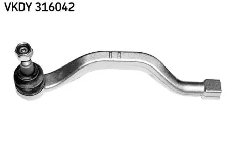 VKDY316042 Наконечник тяги рульової (L) Renault Laguna III 1.5-3.5 07- (L=240mm) SKF підбір по vin на Brocar