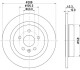 8DD355122741 Тормозной диск HELLA підбір по vin на Brocar