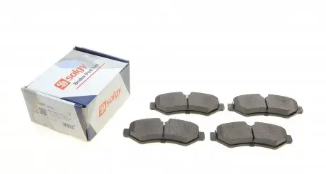 209160 Колодки тормозные (задние) MB Sprinter 211-319 18- (Brembo) SOLGY підбір по vin на Brocar