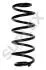 Пружина передня L=348mm Audi A6, Passat, Skoda Superb (жовтий / коричн.) 03190