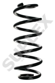 03109 Пружина передняя L=348mm Audi A4/6,Skoda Superb SUPLEX підбір по vin на Brocar