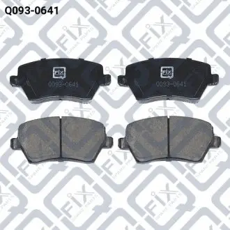 Q0930641 Тормозные колодки передние Q-FIX подбор по vin на Brocar