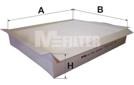 K9105 Фільтр салону M-FILTER підбір по vin на Brocar