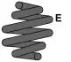 Пружина задняя BMW 1 (E81, E87) 116i / 118i / 118d / 120i / 120d MC3354