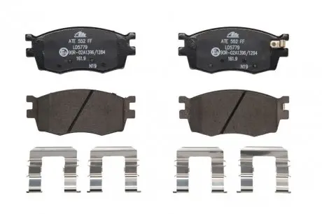 13047057792 Колодки гальмівніCERAMIC PRZOD KIA RIO II 05- ATE підбір по vin на Brocar