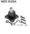 VKDS311016 Шаровая опора Golf,Jetta,Polo,SEAT с креплением! SKF підбір по vin на Brocar