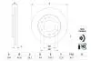 0986479E93 TARCZA HAM. FIAT P. FULLBACK 2,4 D 4X4 16- BOSCH підбір по vin на Brocar