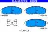 Гальмівні колодки передн. (з пластинами) HYUNDAI H-1, H-1 / STAREX, H100 13.0460-5792.2