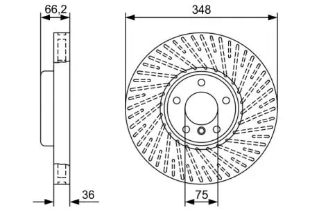 0986479W20 Гальмівний диск BOSCH підбір по vin на Brocar