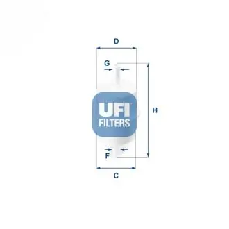3102800 Топливный фильтр UFI підбір по vin на Brocar
