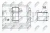 ШАРНИР РАВНЫХ УГЛОВЫХ СКОРОСТЕЙ NPW-HY-525
