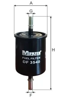DF3540 Фильтр топливный CHEVROLET EVANDA, LACETTI, MATIZ/ DAEWOO LANOS/MATIZ 0.8-2.5i 97- M-FILTER подбор по vin на Brocar
