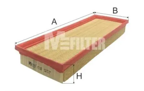 K7130 Фильтр воздушный Citroen C3/C4/ Peugeot 208/308 1.2THP 13- M-FILTER подбор по vin на Brocar