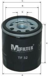 TF32 Фільтр масла Combo (бензин) >01/Aveo/Lanos/Lacetti/OPEL M-FILTER підбір по vin на Brocar