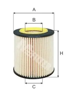 TE4006 Фильтр масла Vectra C/Astra H 1.9 CDTI 04- M-FILTER подбор по vin на Brocar