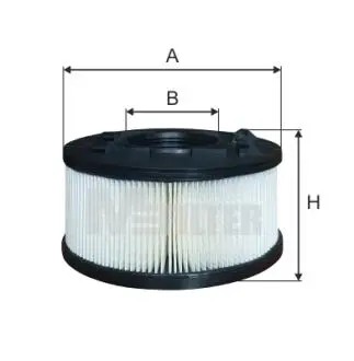A8097 Фильтр воздушный BMW 3 (E46) 1.6/1.8i 02- M-FILTER подбор по vin на Brocar