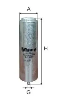 DF3547 Фильтр топливный BMW 3 E90 2.0/3.0D M-FILTER подбор по vin на Brocar
