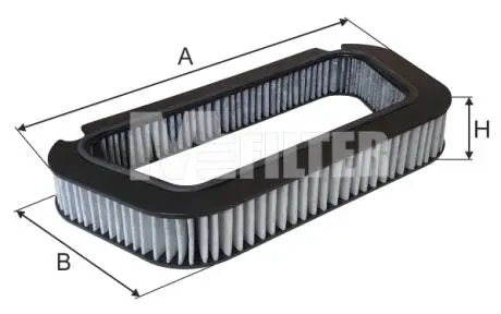 K9151C Фильтр салона A8 03> M-FILTER подбор по vin на Brocar