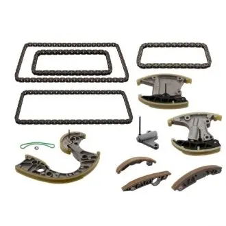 100486 Комплект ланцюга ГРМ Audi A4/A6/A8/Q7/VW Touareg 2.7D/3.0D 03-11 (ланцюг + елементи) (симплекс) FEBI BILSTEIN підбір по vin на Brocar