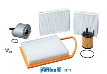 KIT1 FILTRY ZESTAW C C4 II P 207,208 1.4HDI PURFLUX підбір по vin на Brocar