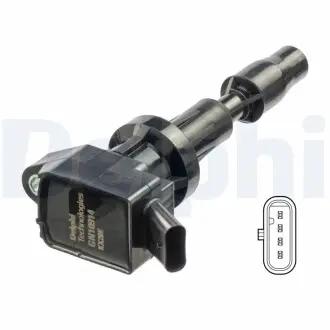 GN1091412B1 Катушка запалювання DELPHI подбор по vin на Brocar