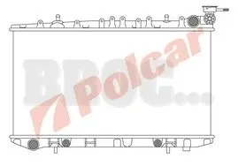 2728080 Радиатор двигателя PRIMERA 91- POLCAR підбір по vin на Brocar
