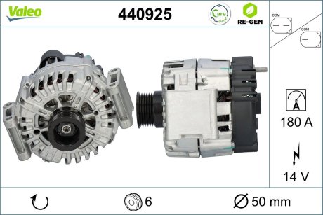 440925 Alternator MERCEDES VALEO подбор по vin на Brocar