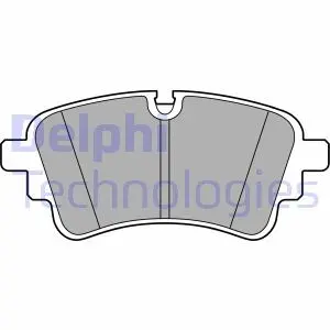 LP3670 Гальмівні колодки, дискові DELPHI підбір по vin на Brocar